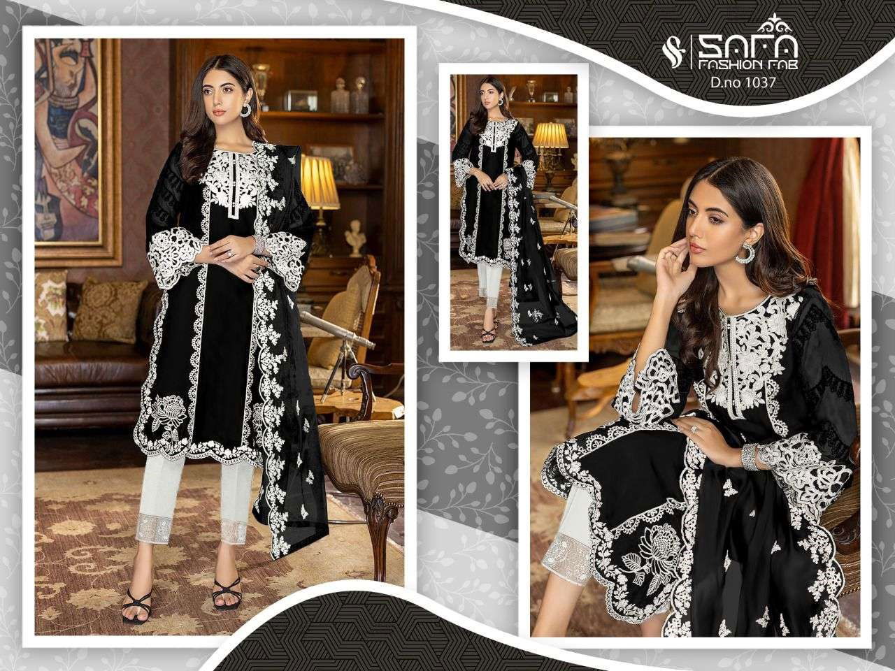 Safa Fashion 1037 Readymade Pakistani Suits Catalog
